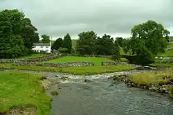 Oughtershaw Beck and Green Field Beck in Langstrothdale near Beckermonds become the River Wharfe, 54°13′0.6″N 2°11′39.34″W﻿ / ﻿54.216833; -2.1942611