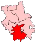 A medium constituency in the south of the county.
