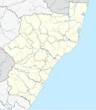 Umzimkhulu is located in KwaZulu-Natal