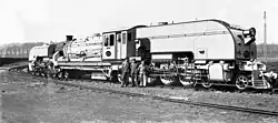 South Australian Railways 400 class no. 405 in "builder's photo" livery in 1953