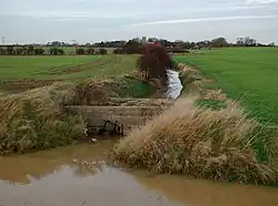 The church in its isolated, rural, setting