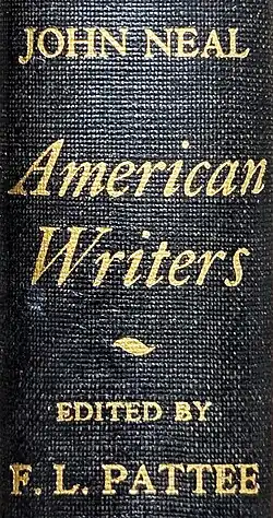 Gold letters on black background