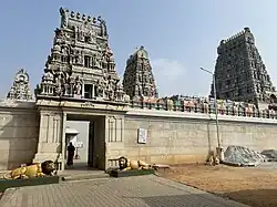 Sri Rajarajeshwari Temple from outside