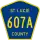 County Road 607A marker