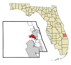 Location in St. Lucie County and the state of Florida