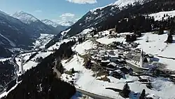 St. Veit with Defereggen Valley in the background