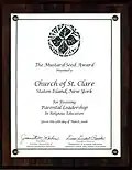 Mustard Seed Award for family involvement (2008)[15]
