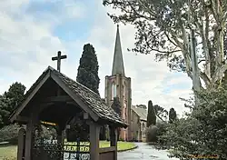 The Anglican Church of St John the Evangelist & its Lych Gate, Camden, NSW 27 Feb 2017
