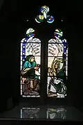 Window remembering the Benedictines