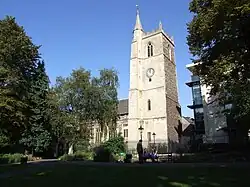 A picture of St&nbsp;James' Priory in Bristol where Hill was baptised