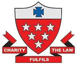 The Crest and Motto of St Peter's College (Gore)