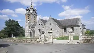 The church in Saint-Servant