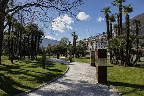 Walk of Fame Locarno is a collection of the handprints made by some of the top musicians who have visited Locarno for the Moon and Stars music festival.