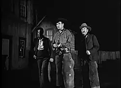 Left to right: Joe Rickson, Tom Tyler and Vester Pegg