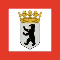 Standard of members of the Berlin Senate, 1990–2007 (Standard of members of the West Berlin Senate, 1954–1990)