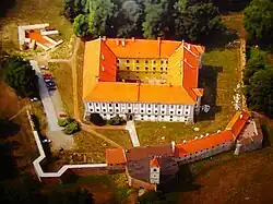 Čakovec Castle of the Zrinski family - bird's eye view