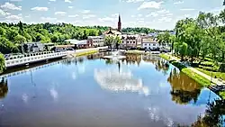 Municipal pond in Wyrzysk