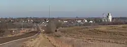 Stella, seen from the west along Nebraska Highway 62, December 2012