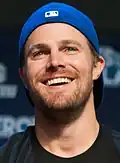 A headshot of Stephen Amell