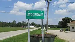 Stockdale community sign.