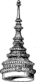 The Great Crown of Victory (heraldic version), drawn by Hugo Gerard Ströhl