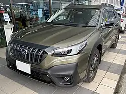 Subaru Legacy Outback X-Break EX with official accessories (Japan)