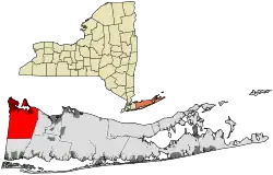 Location in Suffolk County