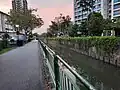 Another view of the Whampoa River during evening.