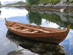 A Norwegian faering, a four-oared boat