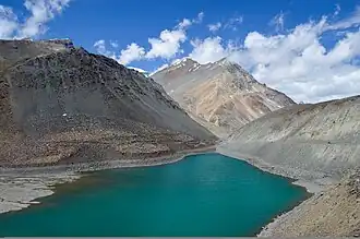 View of Surya Tal lake