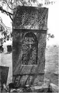 An Armenian cross-stone (khachkar) dated 1434 (in a photo published in 1913)