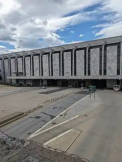 Swan Street Building (facing the plaza)