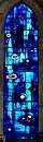 Trinity Chapel window, north. John Piper, 1965