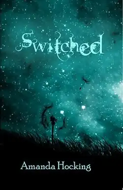 Switched book cover, authored by Amanda Hocking