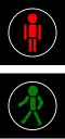 S-5 "traffic light with signals for pedestrians" (blinking green light means a pedestrian has to leave the crossing as fast as it's possible)