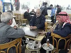 Image 53A coffeehouse in Damascus (2003) (from Coffee culture)