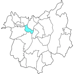 Location of Třebovice in Ostrava