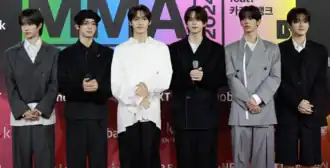 TWS in November 2024 Left to right: Kyungmin, Hanjin, Youngjae, Shinyu, Dohoon, Jihoon