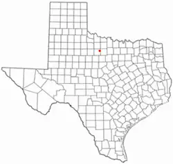 Location of Elbert, Texas