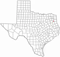 Location of Lakeport, Texas