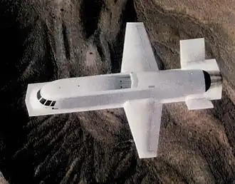 Northrop Tacit Blue in flight