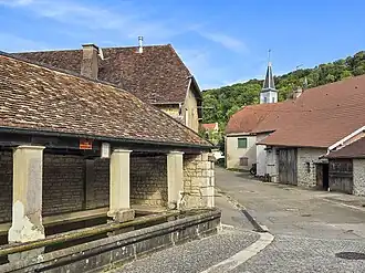 The village centre