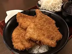 Shōyu-dare katsudon, soy sauce flavor
