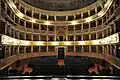 View of the stalls and boxes of the Masini Theatre