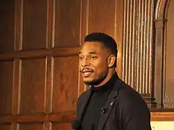 Hayes reading at the Lannan Center 2020