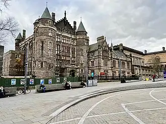 Teviot Row House, as viewed from Bristo Square