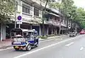 Modernist shophouses in Bangkok, Thailand