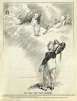 'The Call for Plain Economy' by Norman Lindsay (The Bulletin, 27 October 1921).