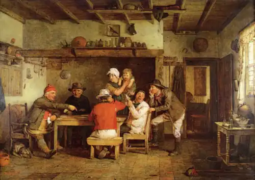 The Card Players by David Wilkie