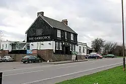 Colour photograph of The Gamecock pub in 2007